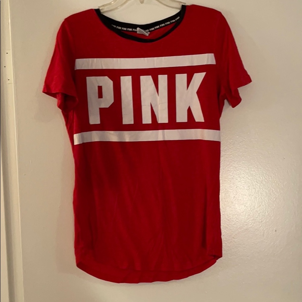 Size M women’s pink Victoria secret blouse red